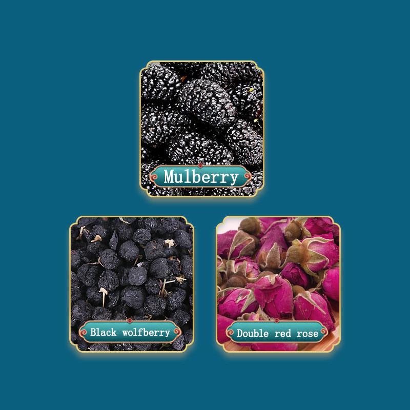 Черный Фруктовый Дереза Шелковица Роза Чай Женский Чай