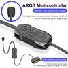 AR-1 ARGB Controller Lengthen Cable Wide Compatibility 3 Pin To SATA Pin Power Supply Black Mini RGB Controller