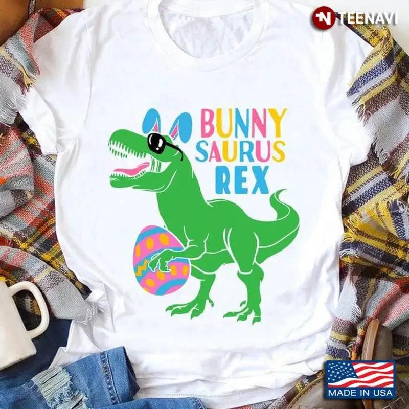 Bunny Saurus Rex Happy Easter Shirt