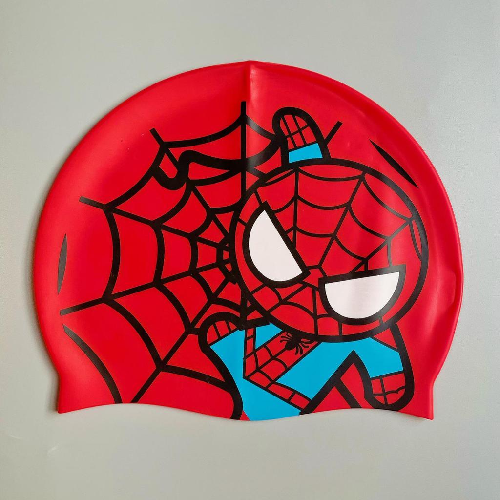 Очень большая мультяшная силиконовая шапочка для плавания для мальчиков и девочек – Водонепроницаемая и мягкая