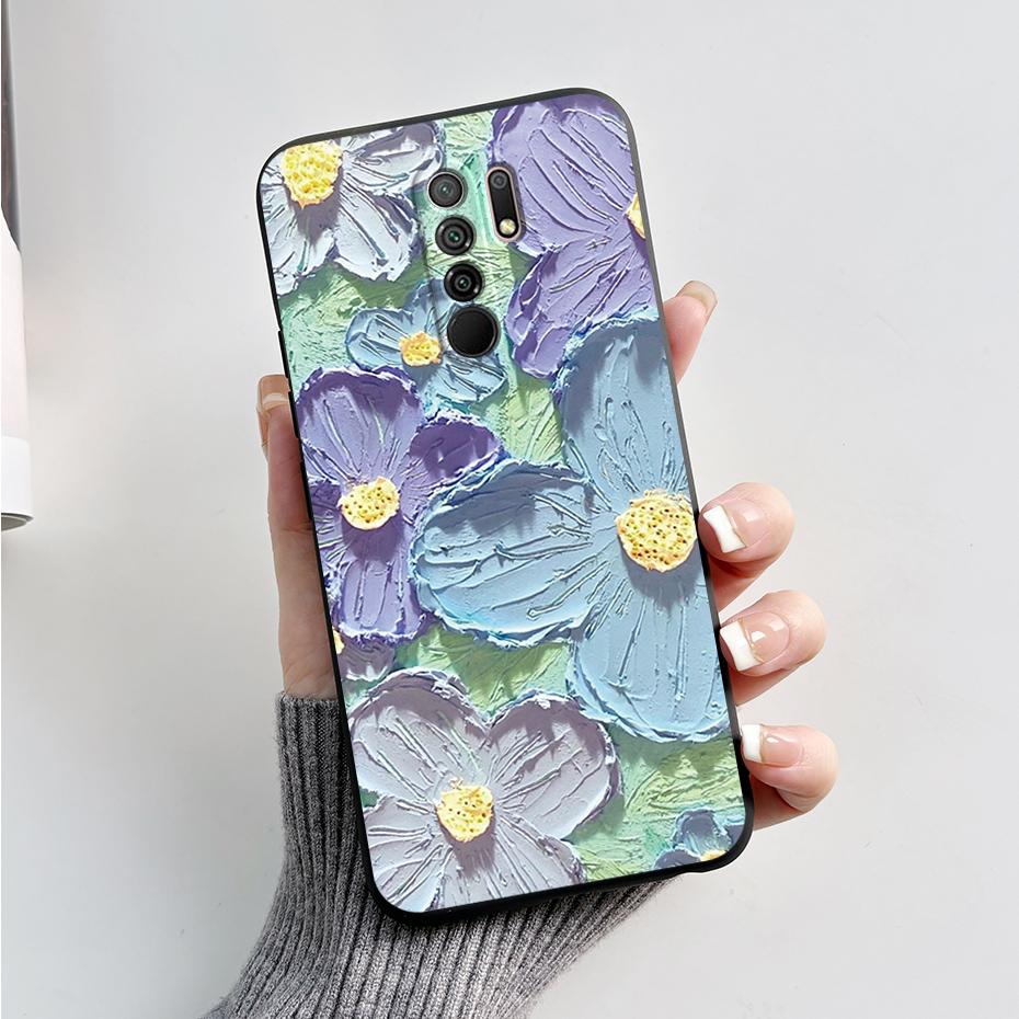 Чехол для Xiaomi Redmi 9 Чехол-крышка для Redmi 9 Prime M2004J19G M2004J19C redmi9 Милый Мультяшный Медведь Силиконовый ТПУ Мягкий Чехол для Телефона Задняя Крышка