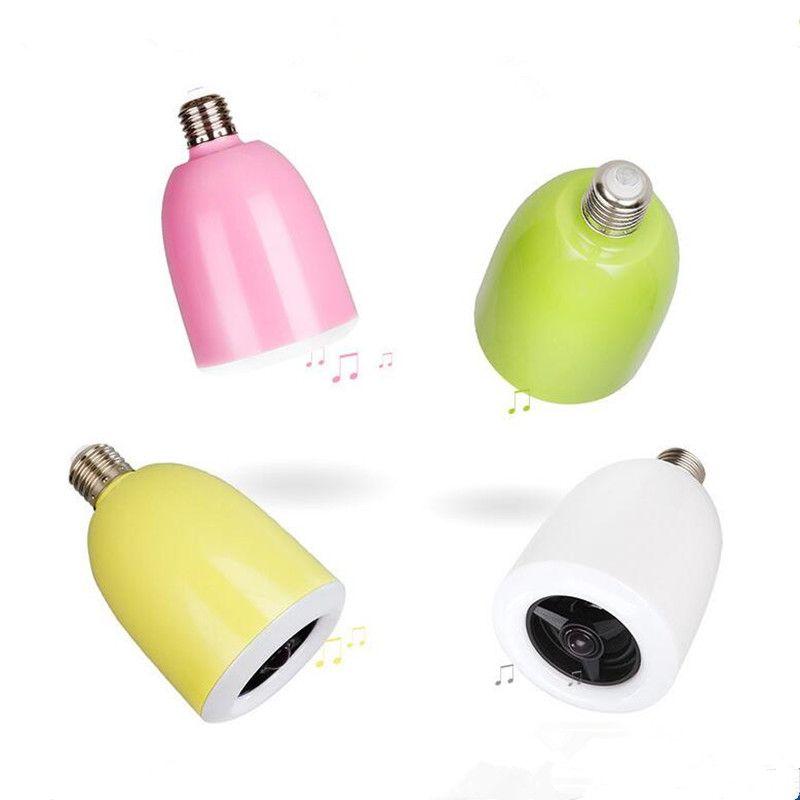 Bluetooth RGBW Speaker and LED Bulb BL04 Yellow