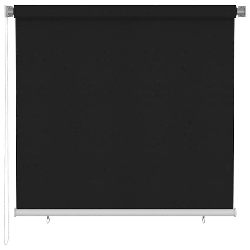 vidaXL Außenrollo 165 (B) x 140 (H) cm Schwarz