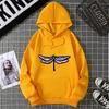2025 Amazon Wish Quick Selling Independent Station Let It Be Butterfly Printing Long Sleeve Hooded Sweatshirt For Women CYXX361