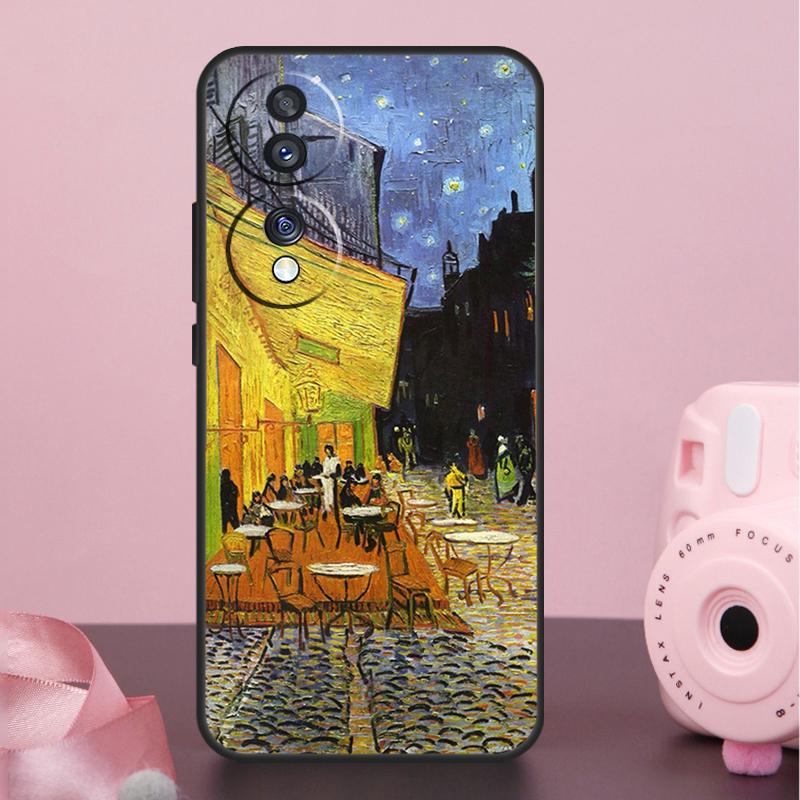 Кейс-холдер для масляной живописи в стиле Ван Гога для Honor Magic 8 Pro 5 6 7 Pro Win X9a X9b X9c X9d X8b X8c 50 70 90 200 400 Lite Чехол