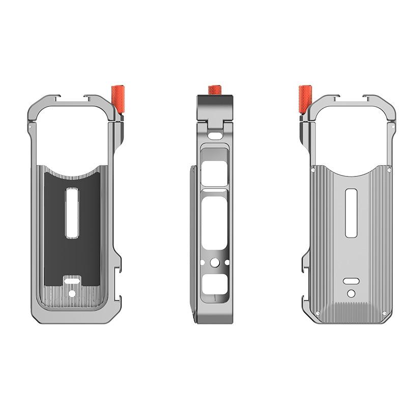 Магнитный теплоотводящий кожух из алюминиевого сплава для спортивной камеры Insta360 X4