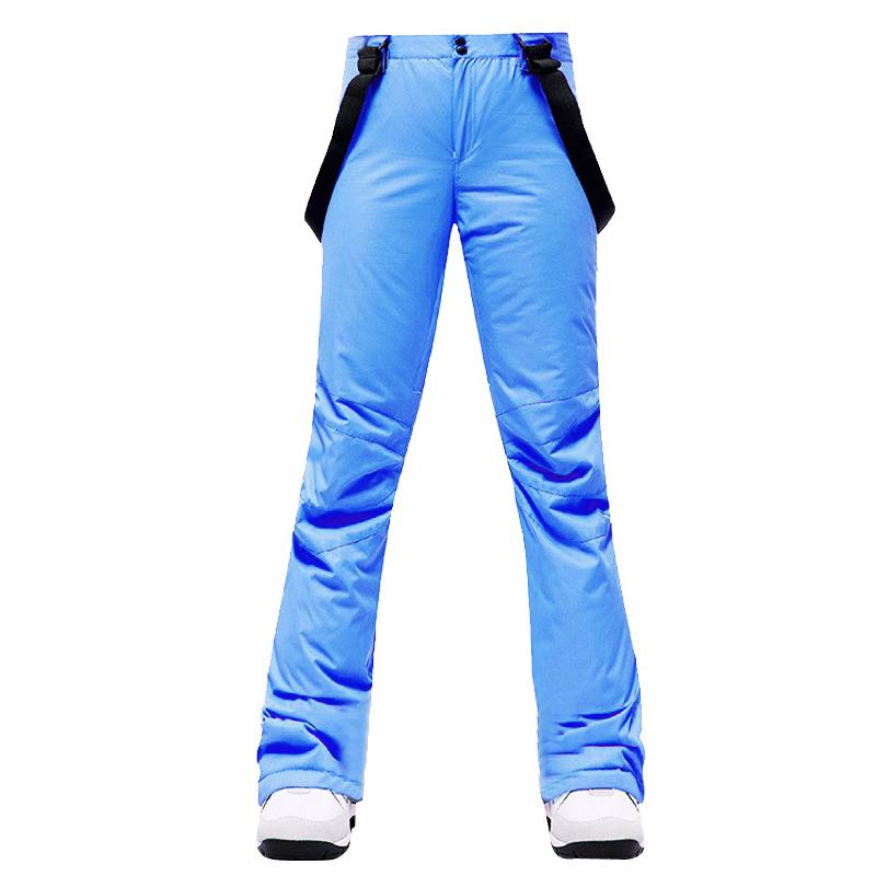 -30 Degrees Ski Pants Women Winter Outdoor Thicken Windproof Waterproof Warm Snow Trousers Sports Snowboarding Breathable Pants