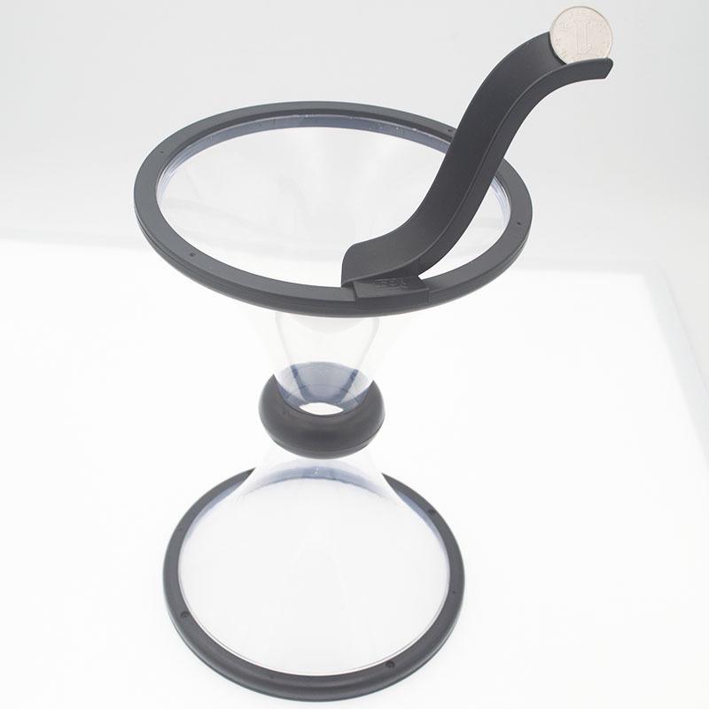 Креативная вращающаяся копилка-циклон: Прозрачная вращающаяся воронка для хранения монет