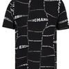 Armani Exchange Мужская футболка с коротким рукавом, круглым вырезом и принтом с логотипом-буквой, черная 3RZTFW-ZJ8EZ-02EC