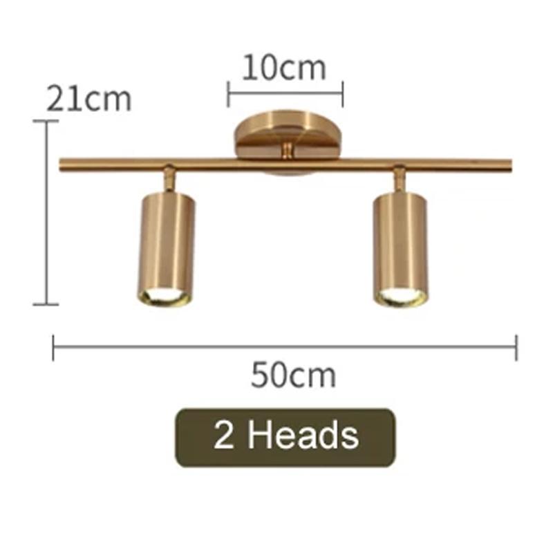 GU10 светодиодный потолочный прожектор трековый светильник точечный светильник рельсовый для магазина кухня украшение дома спальня лампы гостиная