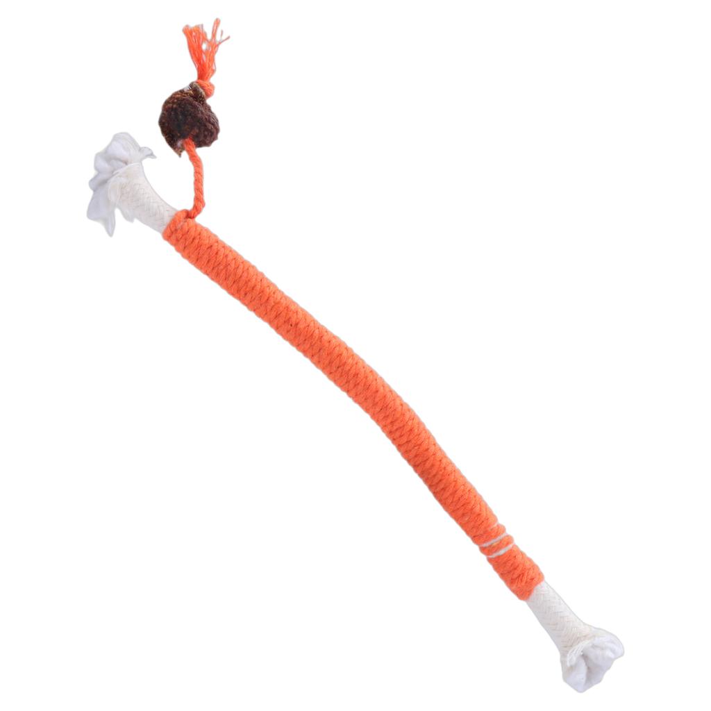 Кошки Собаки Игрушка из хлопковой веревки для агрессивного жевания Игрушка-прорезыватель для обучения чистке зубов Скрежетание зубами Интерактивная игрушка