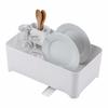 YOHAKU Large Capacity Drainer Case that can be Used as a Washtub, Chocolate, Also Suitable for Soaking, MG-0396