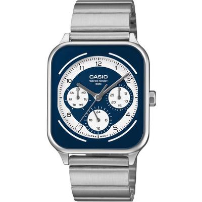 Casio Standard Круглый Прямоугольный 24-часовой Многофункциональный Аналоговые Мужские Часы MTP-M307D-2BV Темно-синий