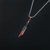 Genshin Impact Оружие Ожерелье Волчье Надгробие Колье Ожерелья Меч Кулон Цепи Из Бисера Ожерелье для Женщин Мужчин Ювелирные Изделия Подарок