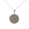 Flower of Life Pendant Necklace Titanium Steel Geometry Life Spirit Jewelry Necklace