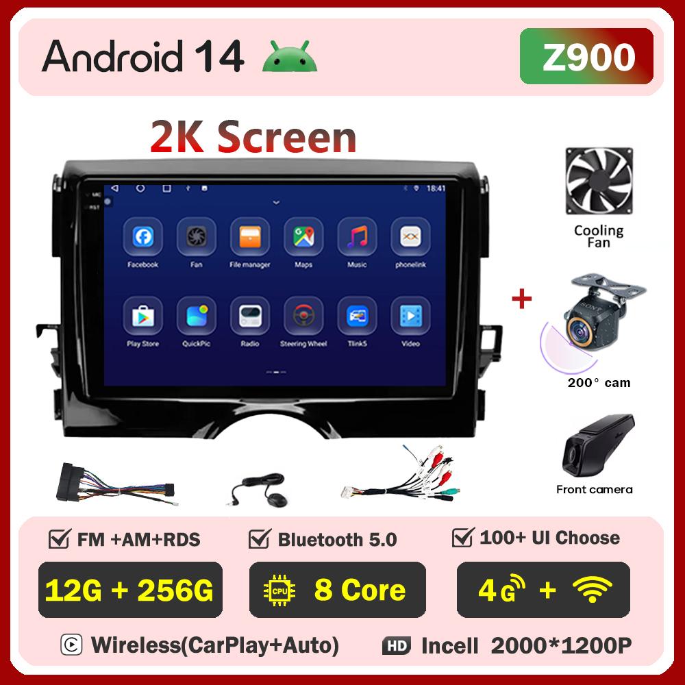 Для Toyota Mark X X130 2 II 2009 2010 2011 - 2019 Автомобильный радиоплеер Car Carplay Screen Autoradio Mirror Link Car Intelligent Syst