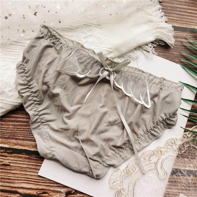 Трусы, милые эластичные большие жаккардовые трусы из темного ледяного шелка, сексуальные женские трусики с низкой посадкой