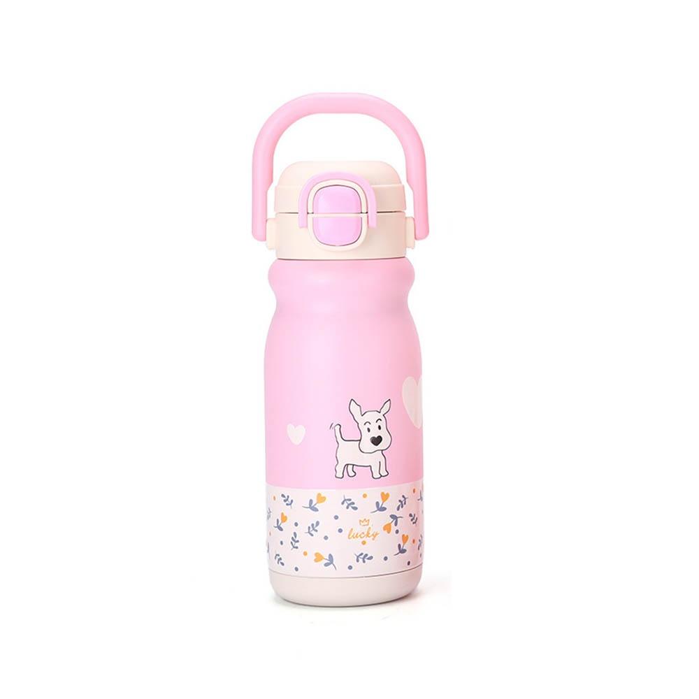 500ml Insulated Cup Large Capacity Thermos Water Bottle Cartoon Vacuum-insulated Bottle Daily Use
