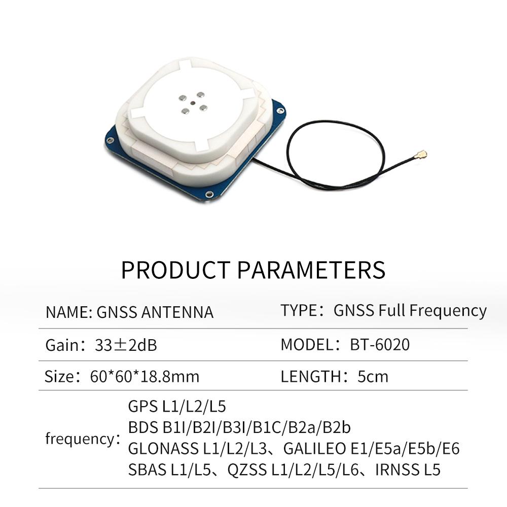 Beitian GNSS antenna GPS Beidou small size built-in dual-frequency L1+L5 ceramic high-gain navigation BT-3220