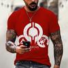 Vintage Men's T Shirt 3d Sparta Print Short Sleeve Tops Summer Street Hip Hop T-shirts For Men Oversized Tee Shirt Man Clothing