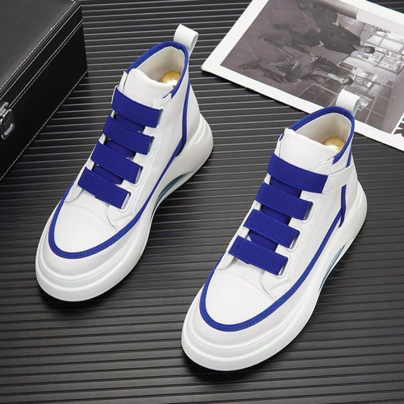 Мужские высокие кроссовки 2025 года, осенний тренд, дизайнерская белая повседневная обувь, удобная спортивная обувь на воздушной подушке, теннисные туфли для мужчин