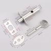 Simple Invisible Door Lock Stainless Steel Privacy Lockset Easy Install Manager Lock