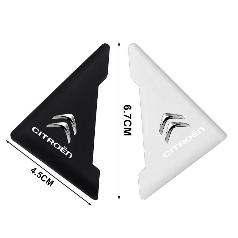 2Pcs Car Door Guard Edge Corner Protector Sticker Emblem Car Accessories For Citroen C2 C3 C4 C5 C6 C1 DS3 DS4 DS5 DS7 Xsara Berlingo Saxo Picasso