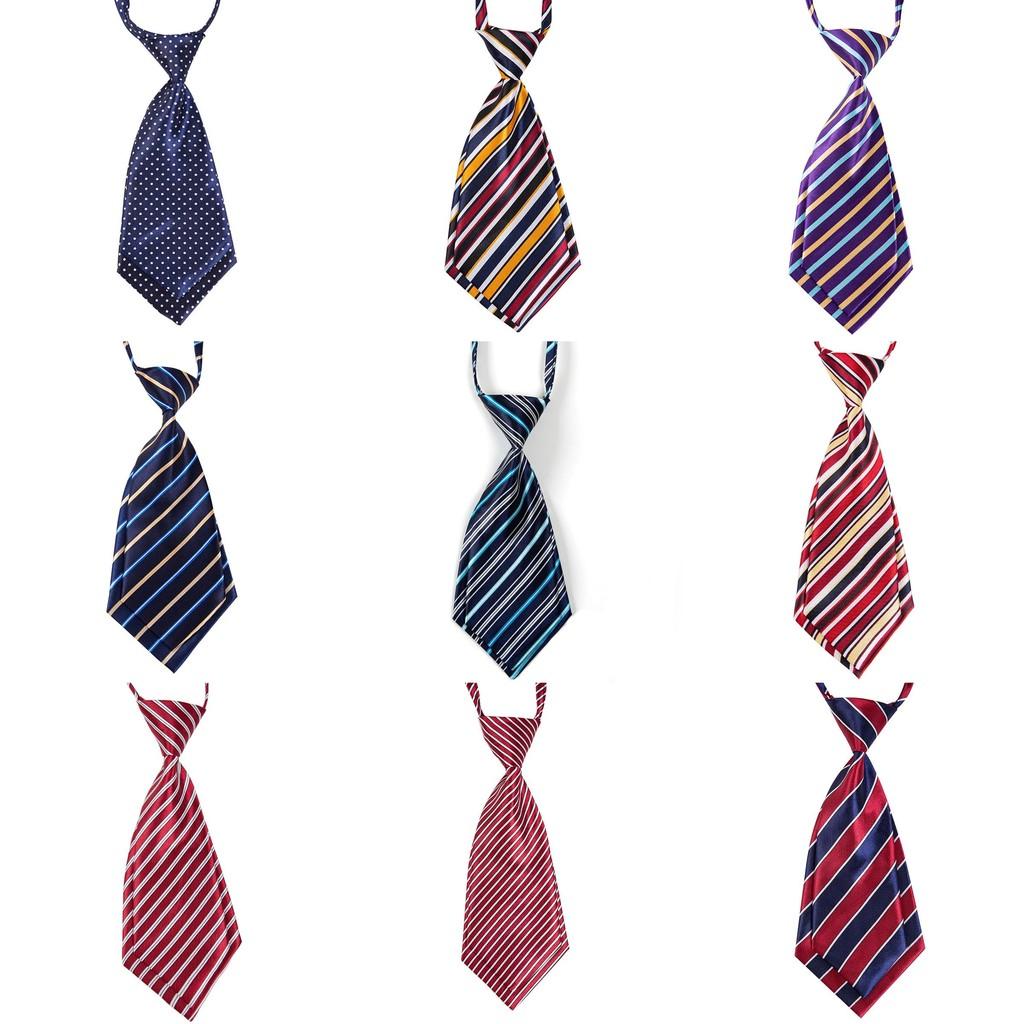 Детский галстук в полоску для школьной формы и офисной одежды