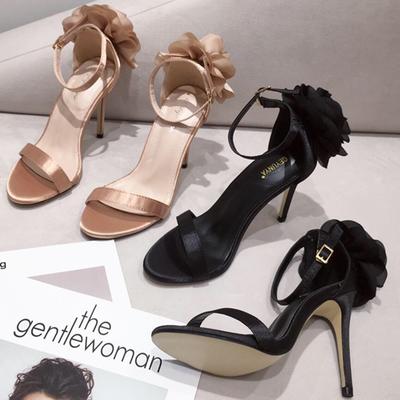 Модные элегантные женские босоножки на высоком каблуке 11 см, цветочные свадебные босоножки для невесты, вечерние босоножки из шелка Sitiletto, женские фетиш-туфли с ремешками