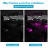 256 Colours LED Air Vents For Q5 A3 S3 RS3 8V 8Y 8P 2004-2020 Car Dashboard Ambient Light Nozzle Refit Air Conditioner Outlet