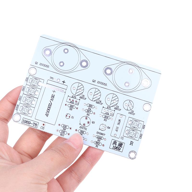 Classic Hood 1969 Audio Amplifier Board Pcb Two Channel Hifi Class A Power Amp
