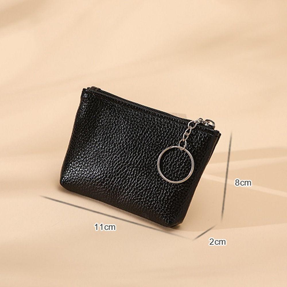 Мини брелок-кошелек для монет, из ПУ кожи, сумки для хранения карт, кошелек для мелочи, чехол для губной помады, ключ