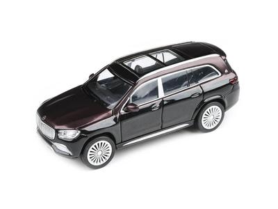 JADI Mercedes-Maybach GLS Obsidian Black/Rubellite Red LHD модель в масштабе 1/64 PA55304