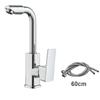 360° Faucet Rotation Bathroom Basin Faucet Brass Hot and Cold Water Mixer Tap with Filter Mouthwash Function