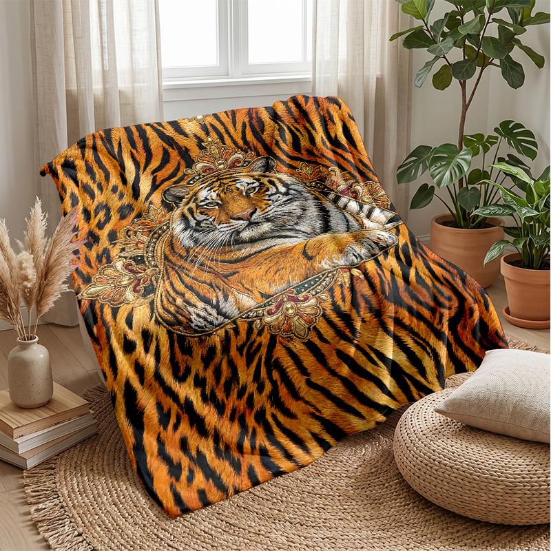Royal Princess Throne Theme blanket Lightweight Warm Flannel Blanket Decorative Throw Blanket for Home Decoration