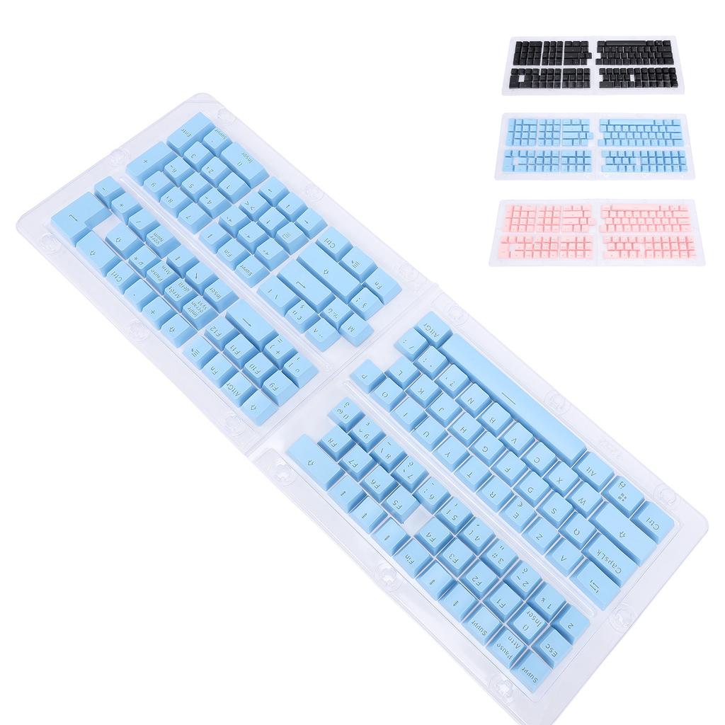 132 Keys French Keyboard Keycaps Minimalist Mechanical Keyboard Keycaps for 61 64 68 84 87 96 98 100