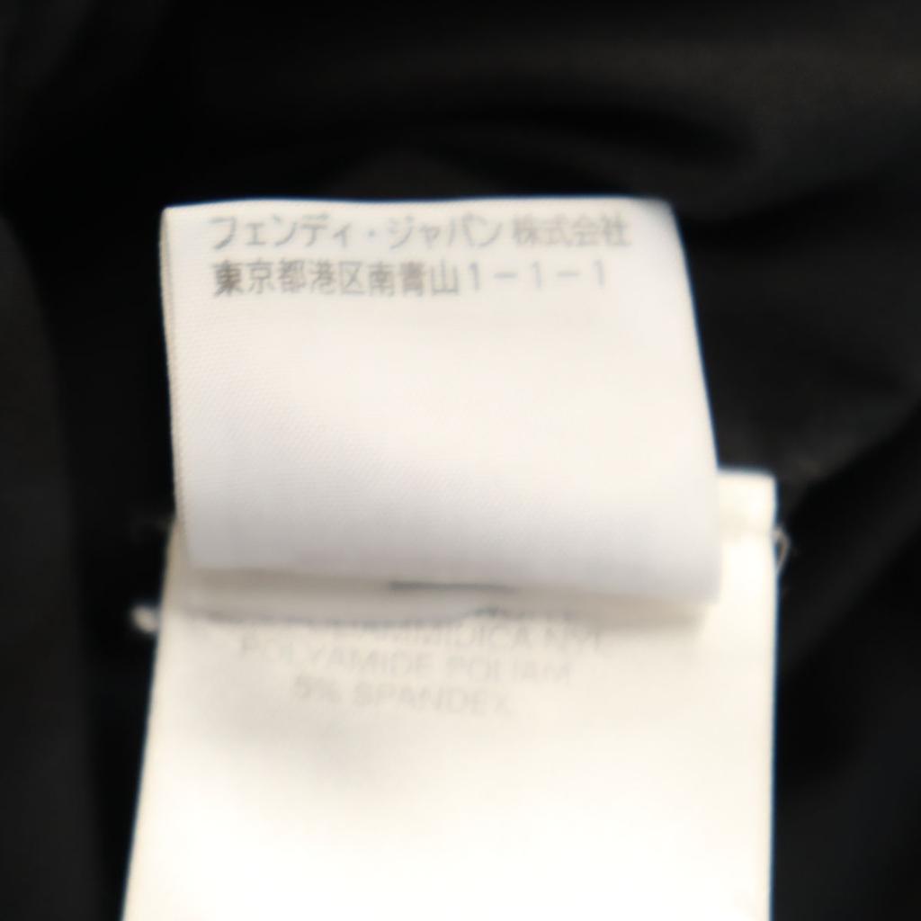 Fendi Made In Italy Long Sleeve Cotton Shirt 42 Black Women Used