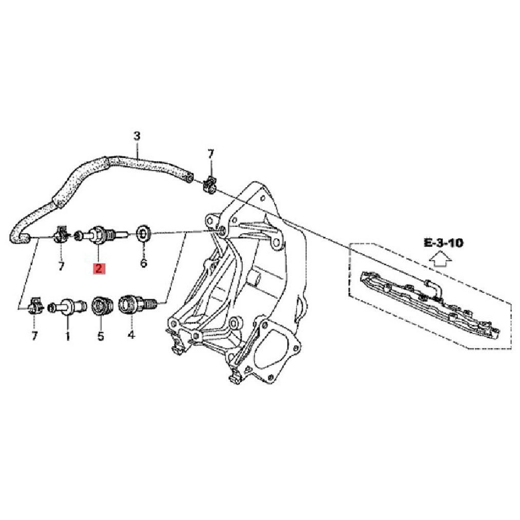 17130-PND-A01 17130RBBA01 Car Positive Crankcase Forced Ventilation Valve PCV Vent Valve For Honda Civic Fit Accord CRV HRV Ventilation Valves 4