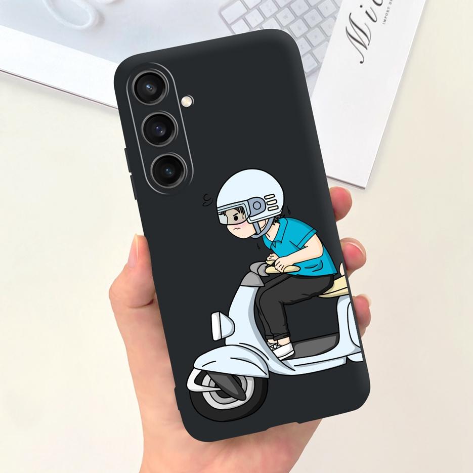 Чехол для Samsung Galaxy A55 A15 A25 A35 5G Стильный чехол с рисунком конфет Мягкий ТПУ чехол для телефона Для Samsung A15 Galaxy A25 2023 Корпус