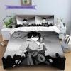Uchiha Sasuke Anime Bedding Set, Classic Ninja Theme Bedroom Decoration, Collector Home Gift.chl