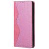 For Oppo A5x 5G Case Wave Shape RFID Blocking PU Leather Wallet Stand Phone Cover