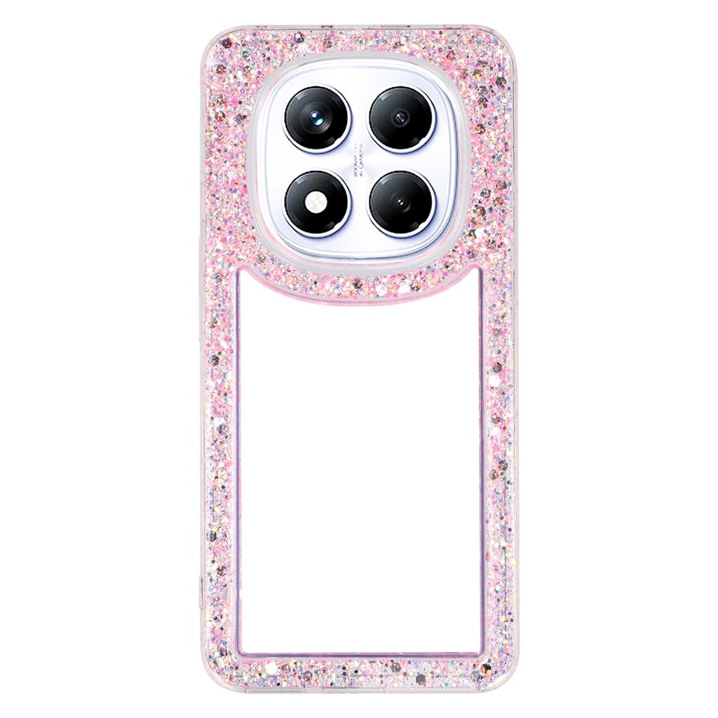 For Xiaomi Redmi Note 14 Pro 4G Case Glitter Epoxy Soft TPU Clear Back Cover