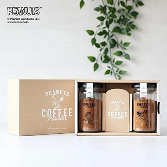 Snoopy Coffee 2 бутылки Подарочная коробка Оригинальная смесь Кофе с молоком PEANUTS Подарок Растворимый порошок День матери