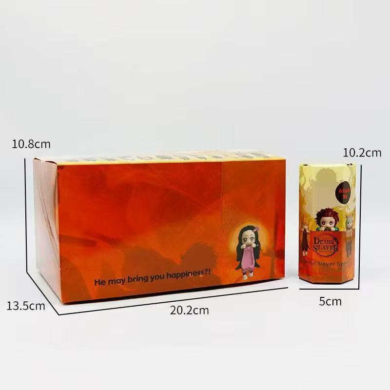 Клинок, рассекающий демонов Хипперс Мини-фигурки Action Figures Коллекционная Декорация Игрушки для Детей Mystery Boxes Детский Подарок на День Рождения
