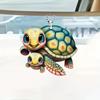 Новая акриловая плоская черепашка серии автомобильная подвеска рождественская рождественская елка декоративные украшения рождественские украшения для дома