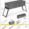 Портативный складной угольный гриль-барбекю