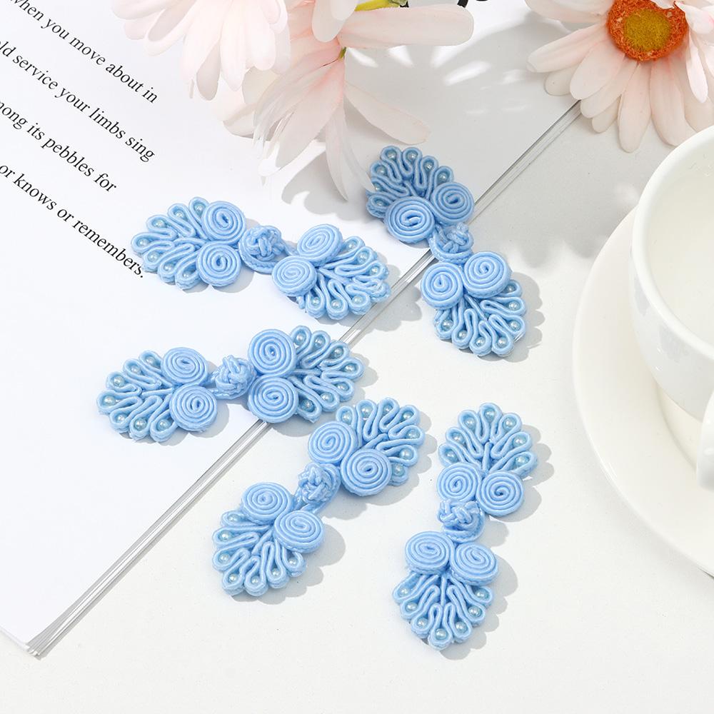 5Pcs Handcraft Invitation DIY Chinese Knot Button Knot Fastener Cheongsam Buttons Tang Suit