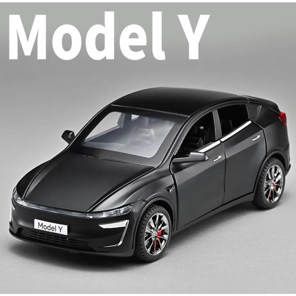 1/32 2025 Model Y SUV Alloy Car Model Diecasts Metal New Energy Vehicles Car Model Simulation Sound and Light Childrens Toy Gift