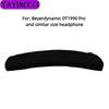 Earphone Zipper knitted fabric Headphone Head Beam Cover for Beyerdynamic DT1990 Pro headband protective cover.