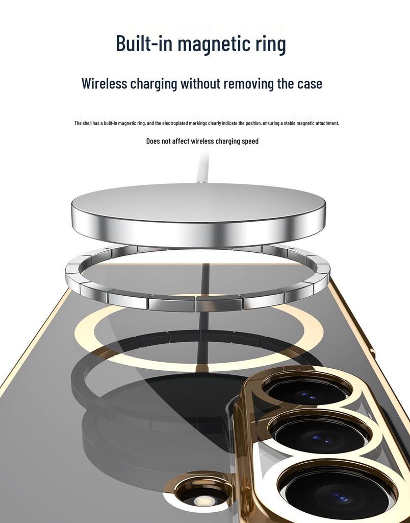 Samsung Z Fold7 Case: High-Transparency, Anti-Drop, Magnetic Film-Integrated Protective Cover